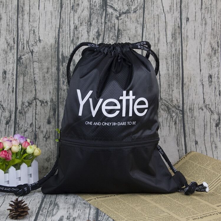 Drawstring backpack sport polyester bags